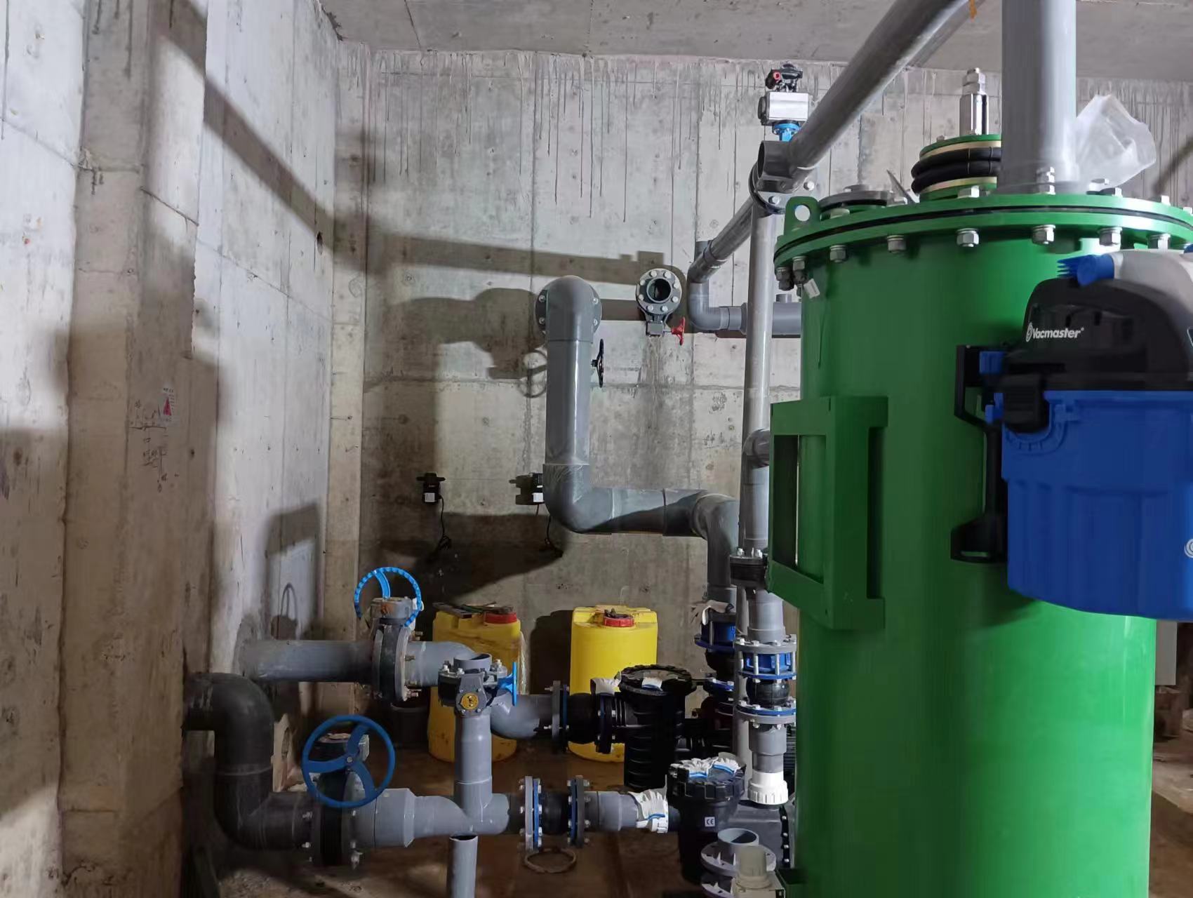 東山問梅稻田樂園二期水處理設備安裝現(xiàn)場實拍！